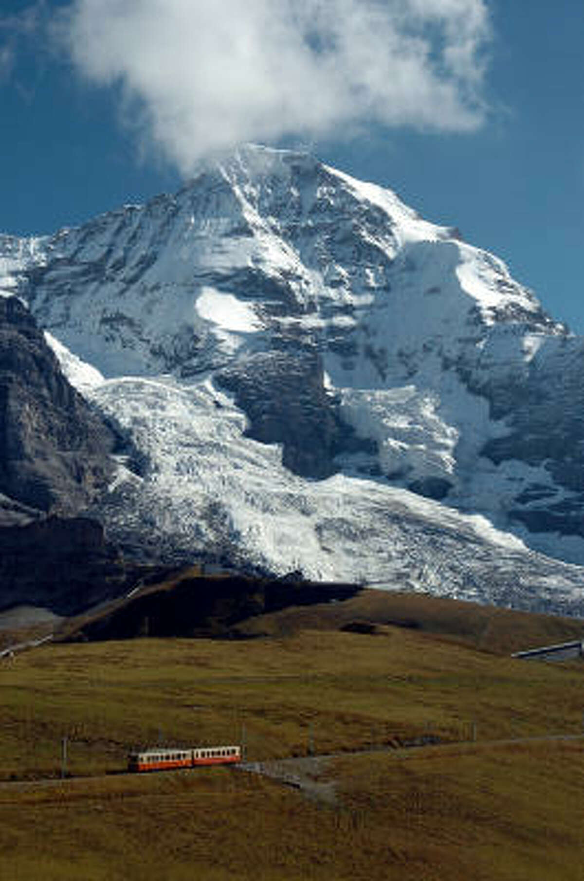 Climber John Harlin III attempts to climb the North Face of Eiger mountain in Switzerland, the site of his father's death 40 years previously in The Alps.