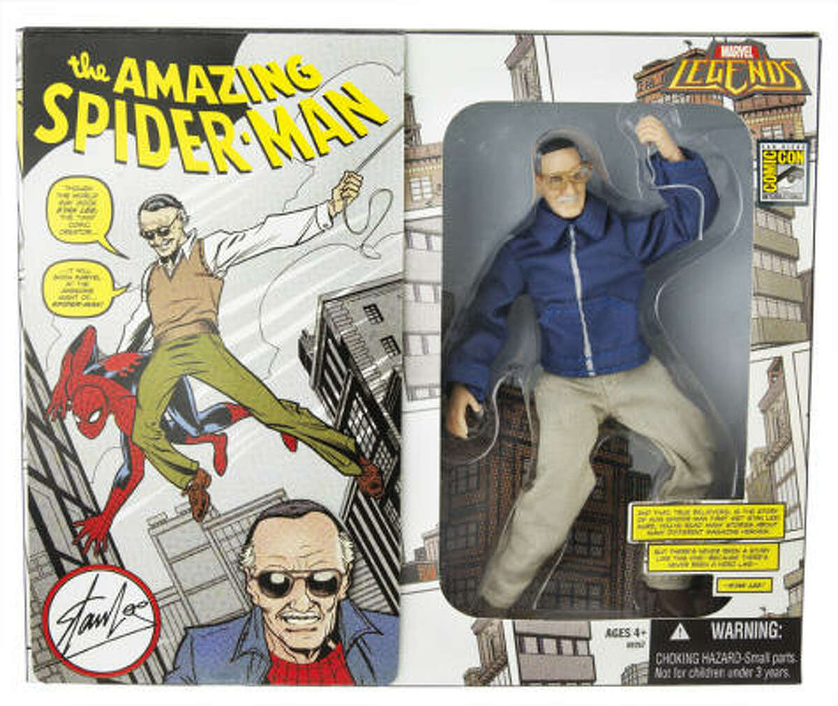 Comics guru Stan Lee hits the big time with action figure