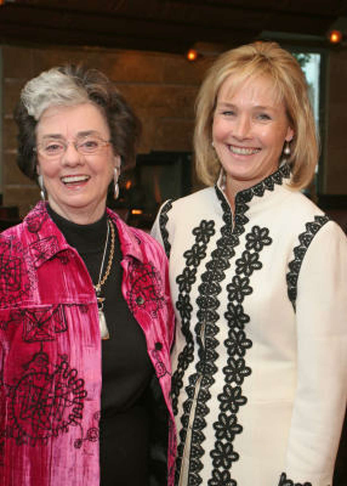 Jane Block, left, and Randa Duncan Williams.