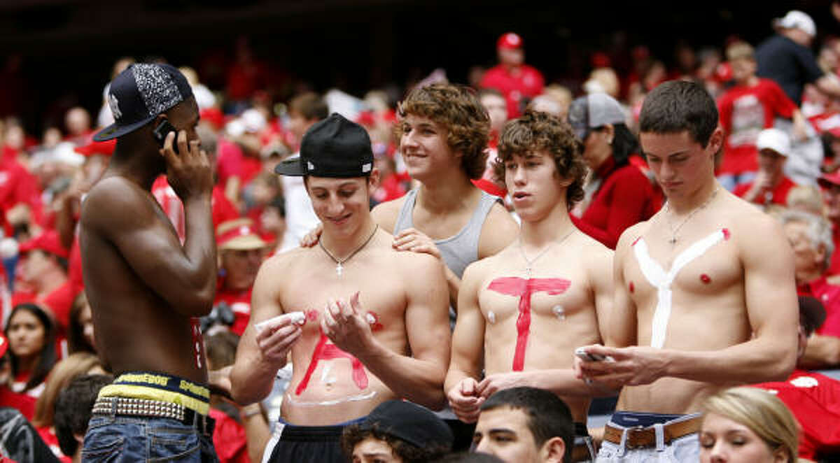 Katy football fan shots