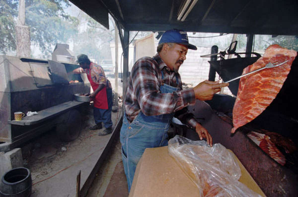 New Zion Missionary Baptist Church BBQ Reviewers have called eating at this restaurant "unique," as it is apart of a church, but tasty nonetheless. Church BBQ is located in Huntsville, and is known for its $12 meat platters.