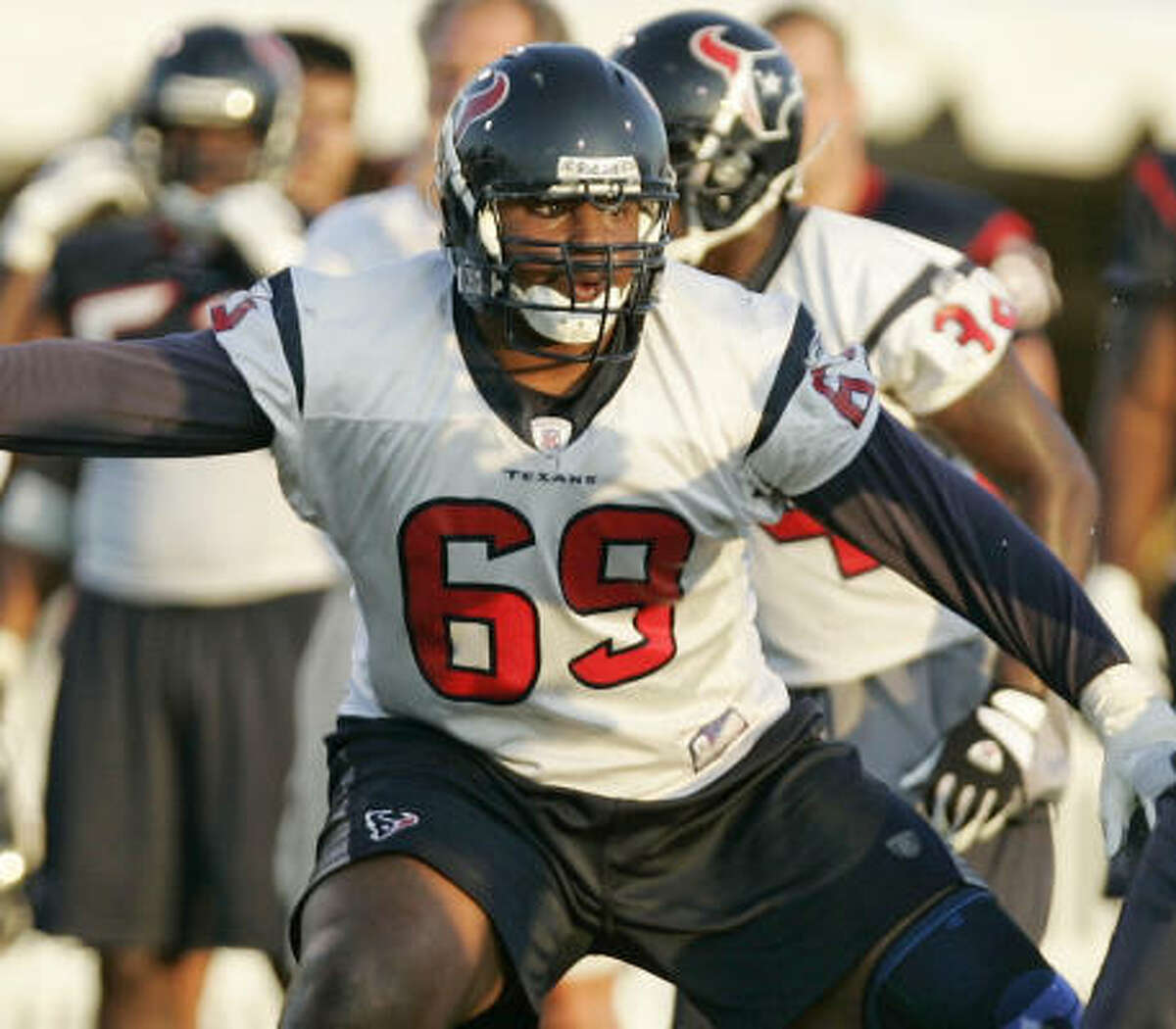 Texans guard Chester Pitts said Matt Schaub beats him to work, and Pitts usually arrives at 6:30 a.m.