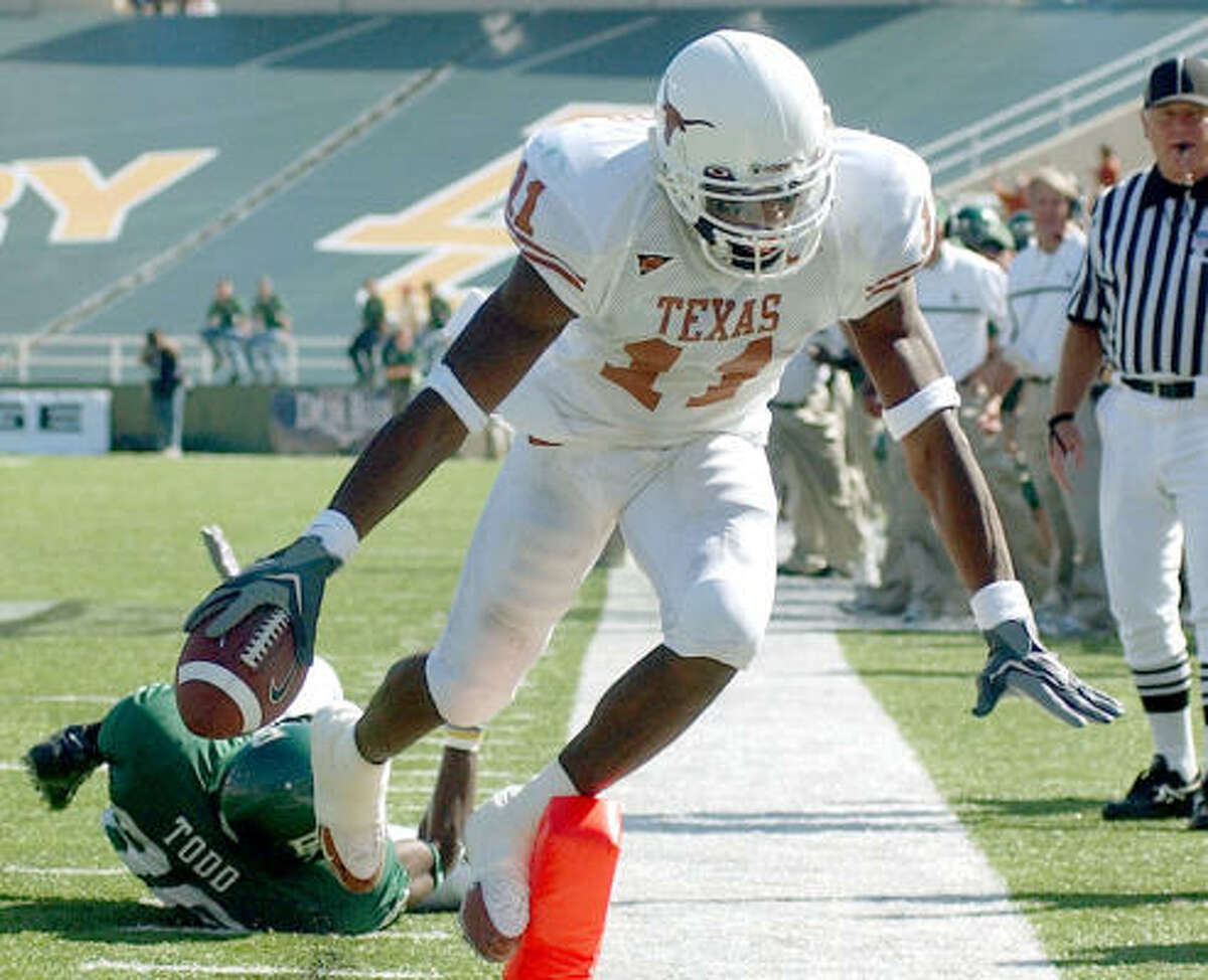 Texas' Ramonce Taylor provided a number of highlight reel-quality plays during his two seasons with the Longhorns. He's hoping those, and not his off-the-field problems, will stick in scouts minds.
