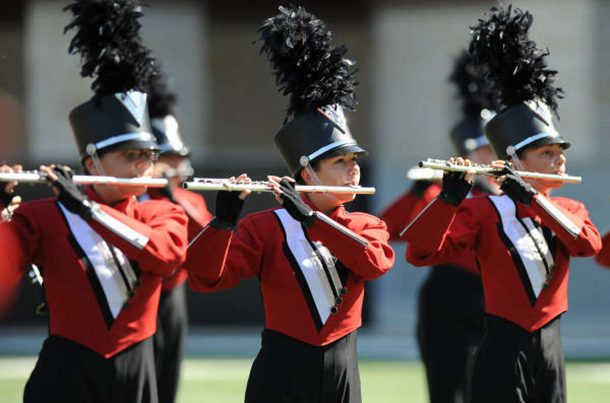 Area marching bands compete at Berry Center