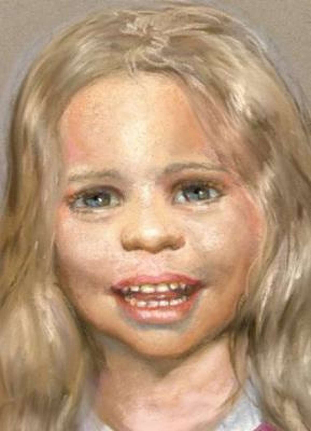 A sketch of Baby Grace. A fisherman found the girl late Monday, Oct. 29. Her body was inside a blue plastic utility box that washed ashore along the Intercoastal Waterway.