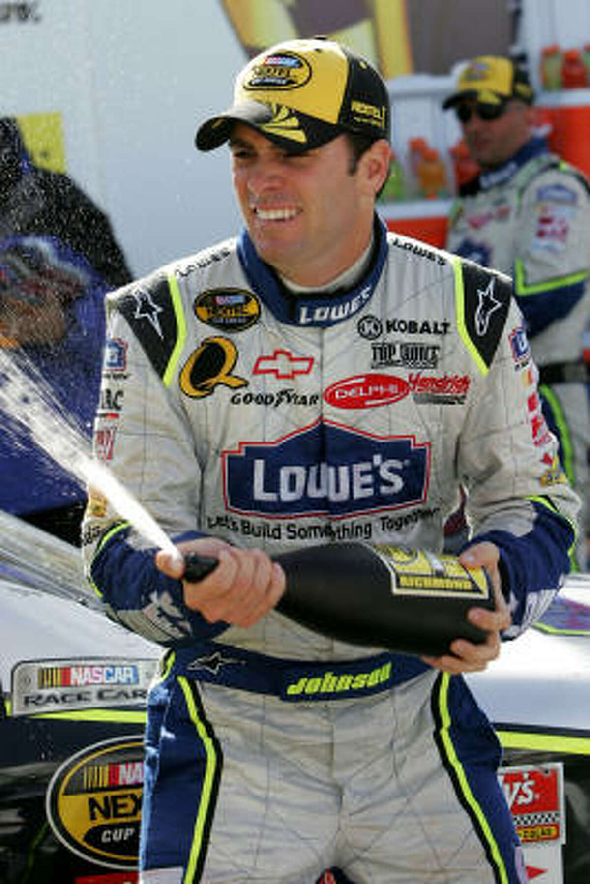 With Sunday's victory, Jimmie Johnson gave Hendrick Motorsports its seventh win in the past eight Nextel Cup races.