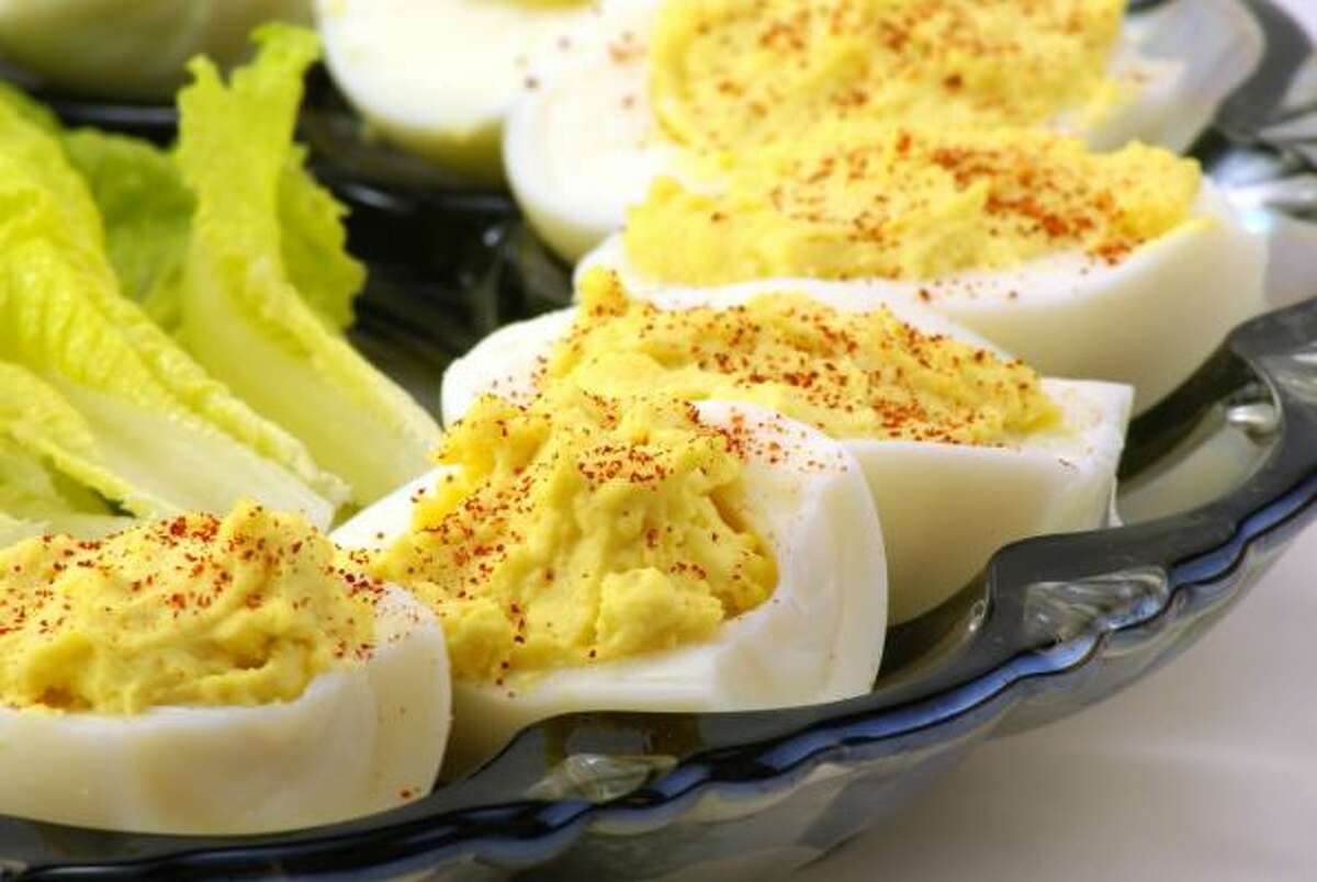 Deviled eggs are great for a brunch, picnic or other informal gathering.