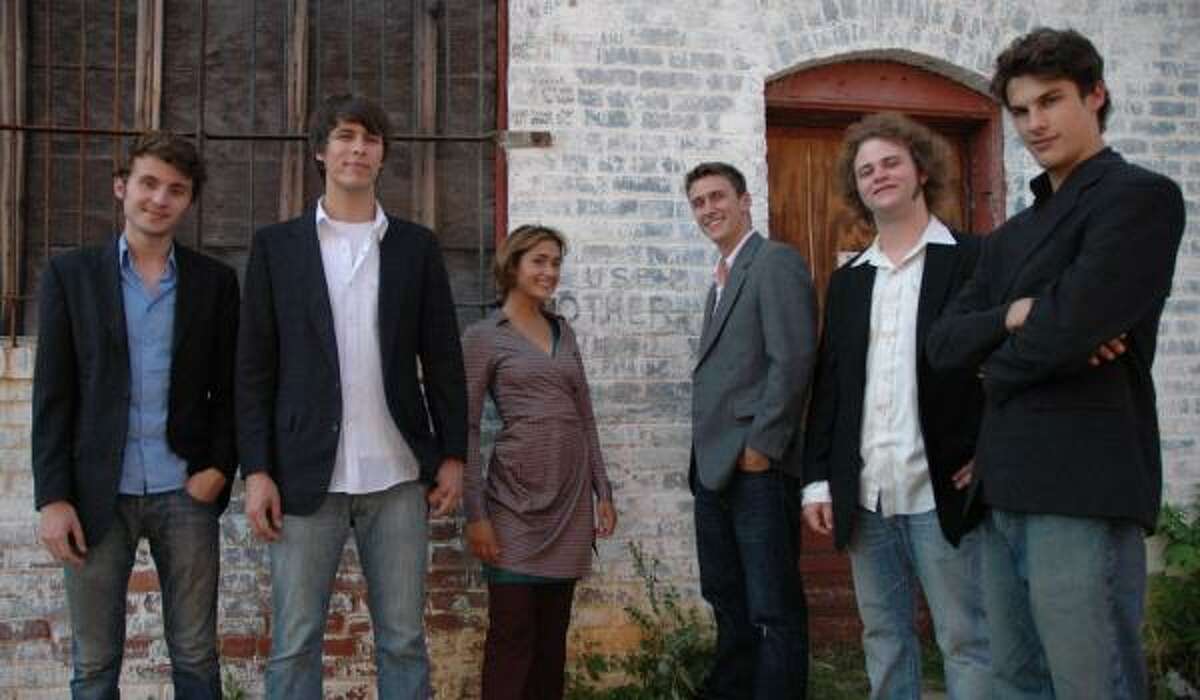 Members of the band include Jonathan Konya, from left, Rob Teter, Phoebe Hunt, Jeff Brown, Marshall Hood and Connor Forsyth.