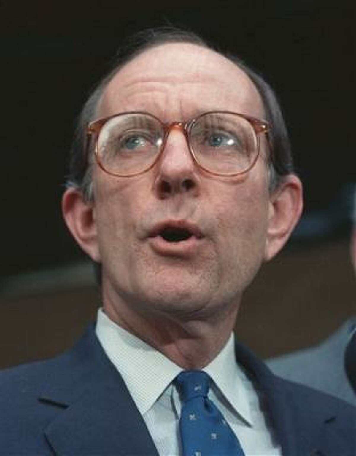 Former presidential aide Michael Deaver, shown in 1987, was both praised and criticized for focusing on how President Reagan looked as much as what the president said during public appearances.