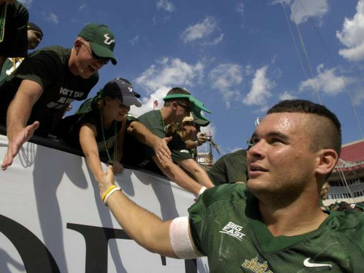 South Florida (with quarterback Matt Grothe) has been playing football since 1997.