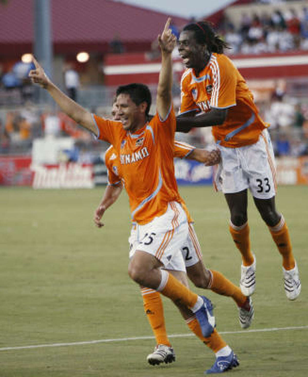 Forward Brian Ching is ready for his return to the Dynamo lineup after being out for three weeks with a calf injury.