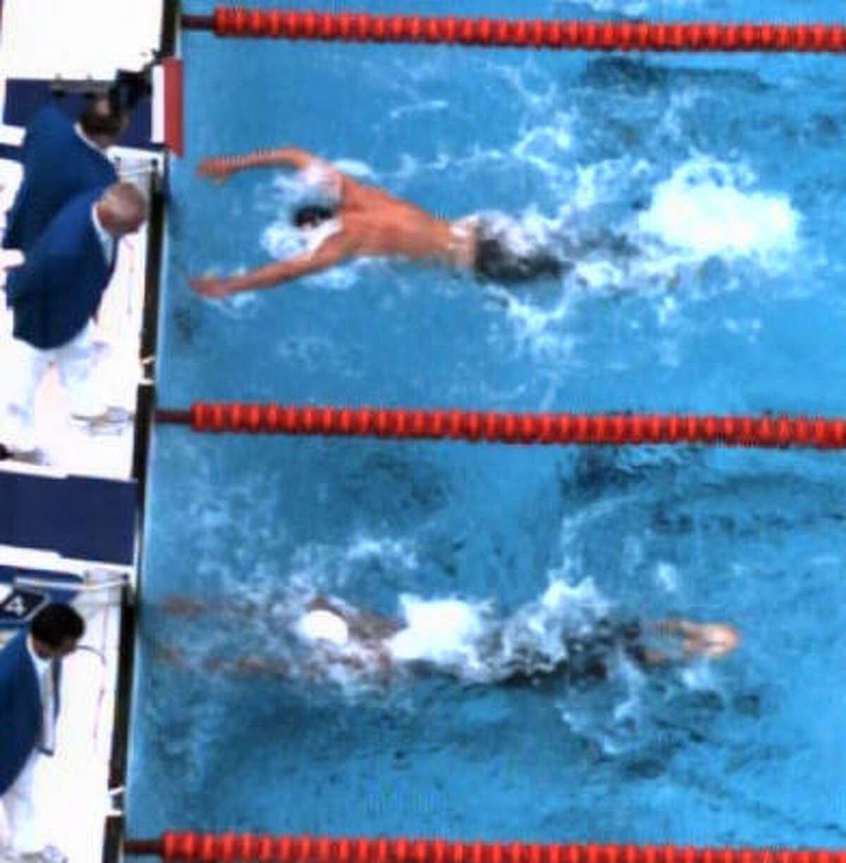 A CLOSER LOOK AT PHELPS' BUTTERFLY FINISH