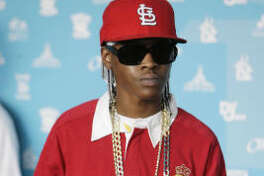 A bay bay -- that's teenage rapper Hurricane Chris, one of the featured acts at this year's Ozone Awards. His face was plastered throughout the area, promoting a new solo album.