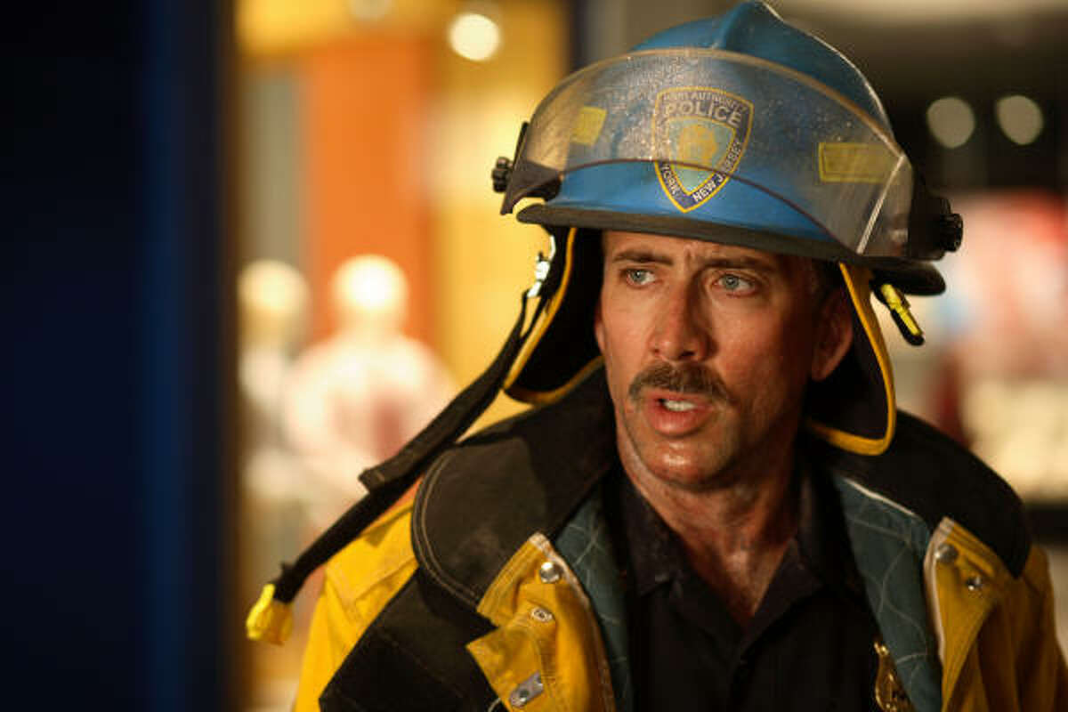John McLoughlin (Nicolas Cage) was one of two men rescued from the rubble on 9/11. World Trade Center tells their story.