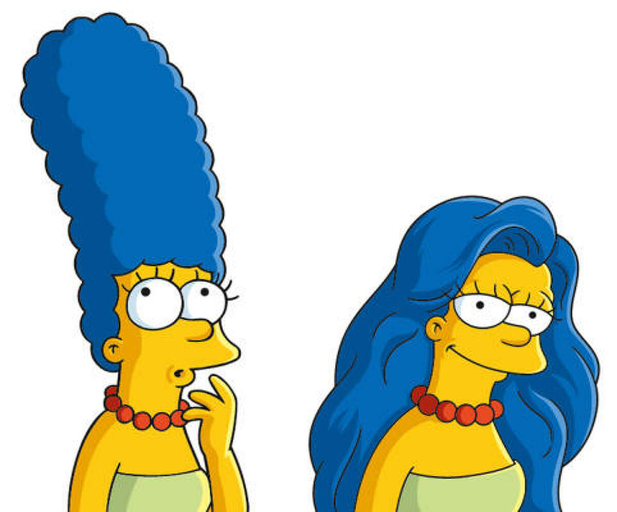 Симпсоны мардж покрасила волосы