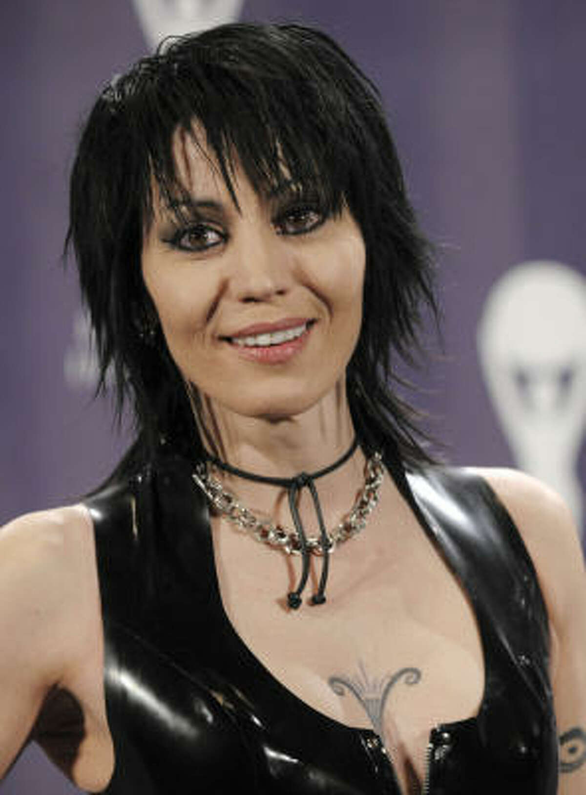 Joan Jett at the Rock and Roll Hall of Fame Induction Ceremony March 10, in New York.