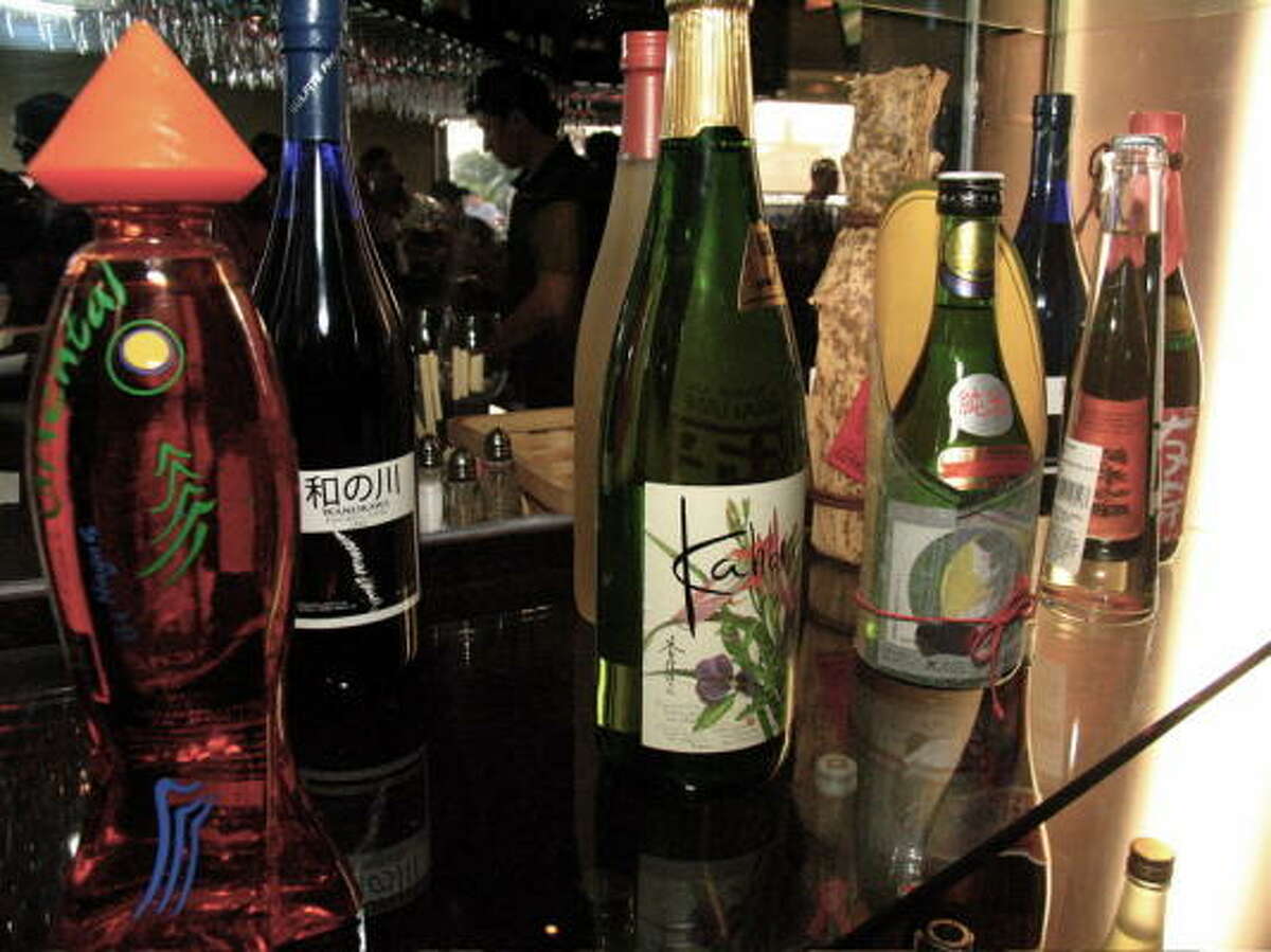 Soma offers a wide varity of Japanese wines.