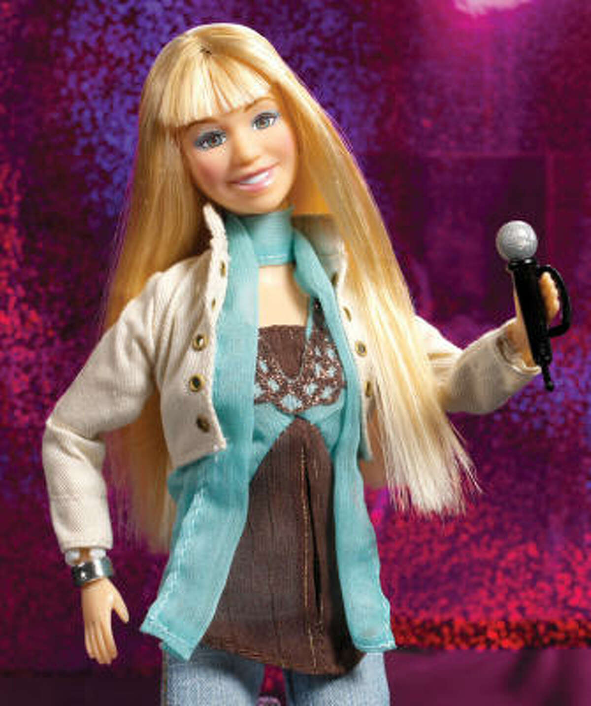 hannah montana holiday singing doll