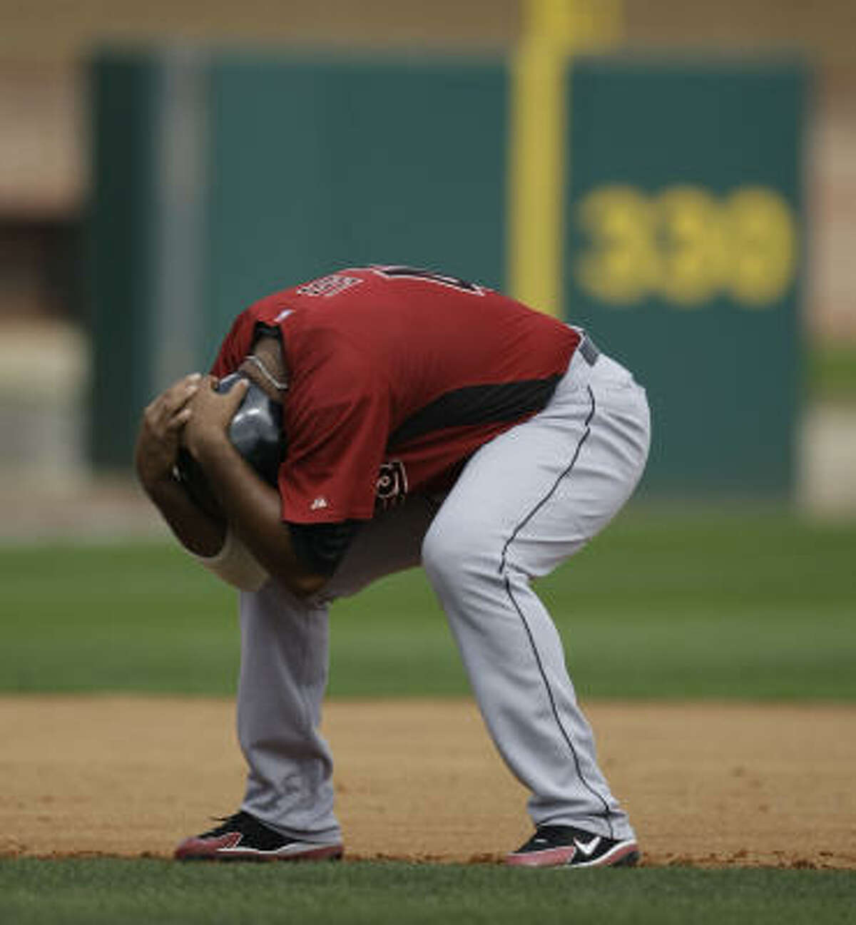 Houston Astros pitcher Brandon Backe during a spring training