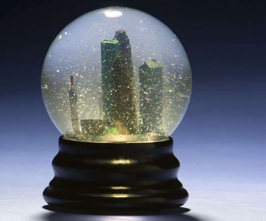 Snow globes often start as souvenirs but end up as collections