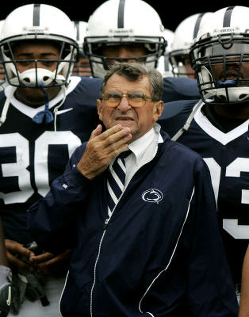 Joe Paterno through the years