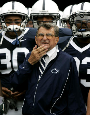 football college his coaches service paterno crowd father state
