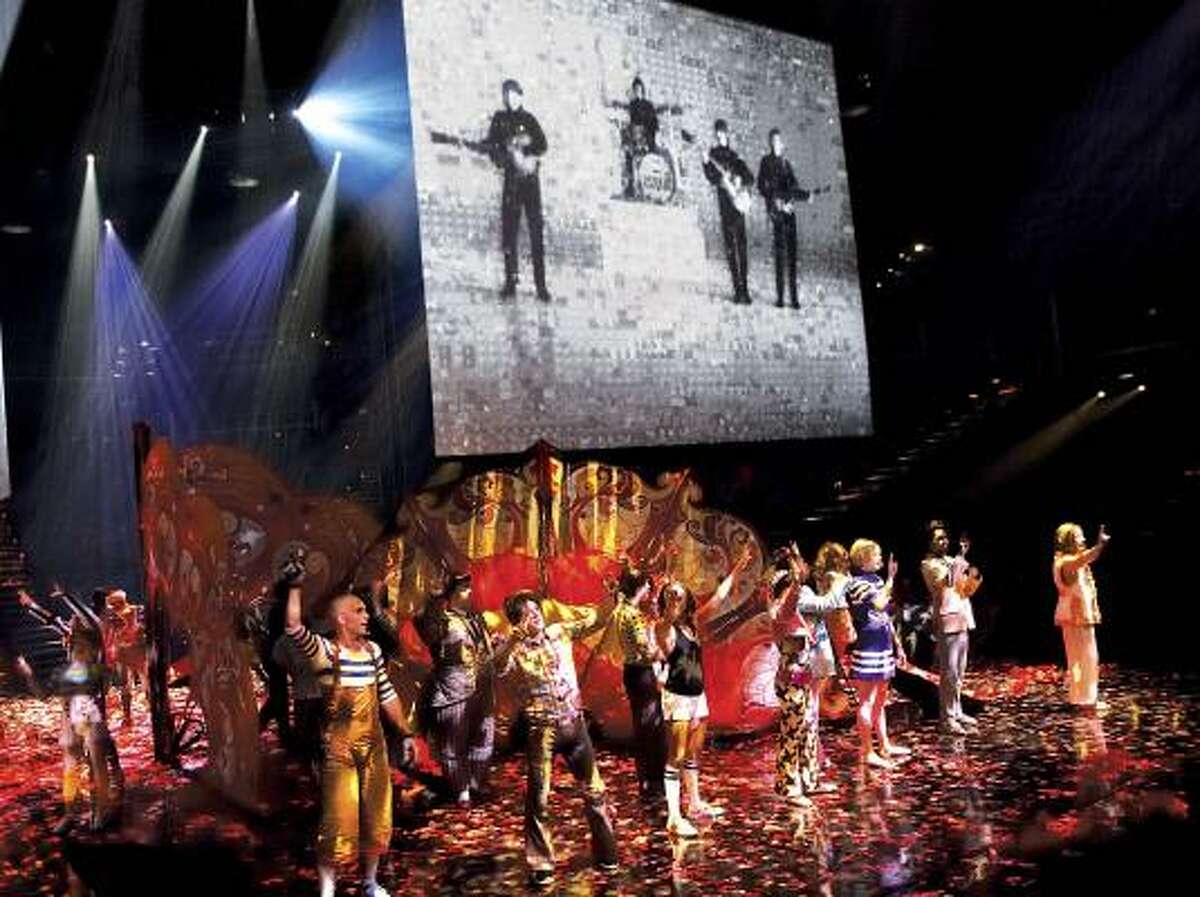 Love, a Cirque du Soleil production at the Mirage, features more than 130 Beatles tunes.