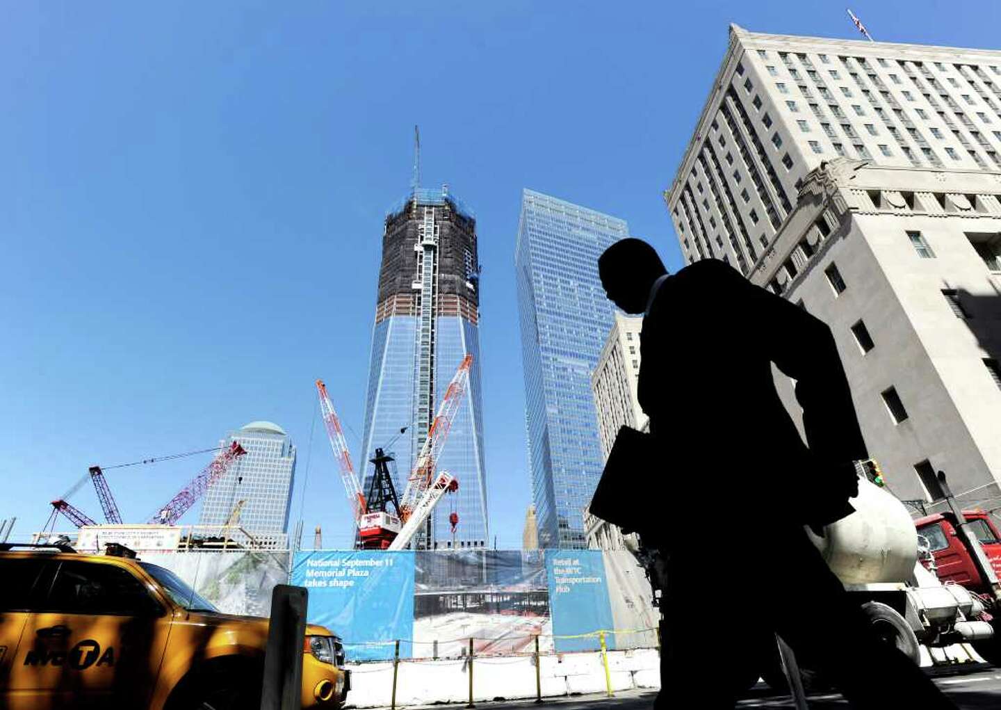 'You get back up': Freedom Tower rises from the void of ground zero