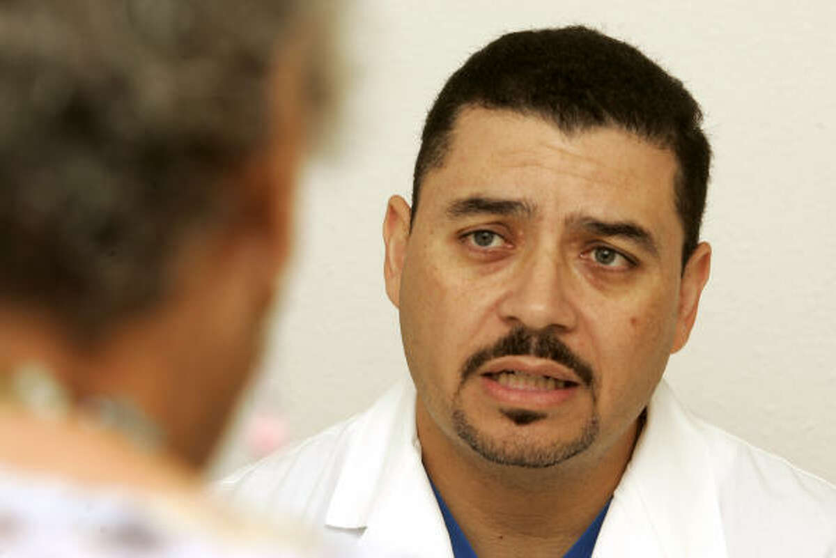 Dr. Mario Rodriguez, an obstetrician in Starr County, says "the word is out" among immigrants that ER staffers don't collect any money up front.