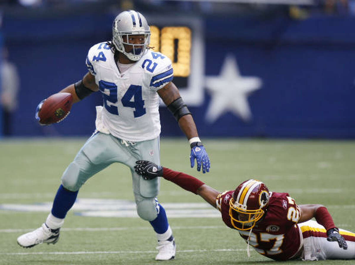 Dallas Cowboys running back Marion Barber (24) was named to the NFL Pro Bowl in 2007.