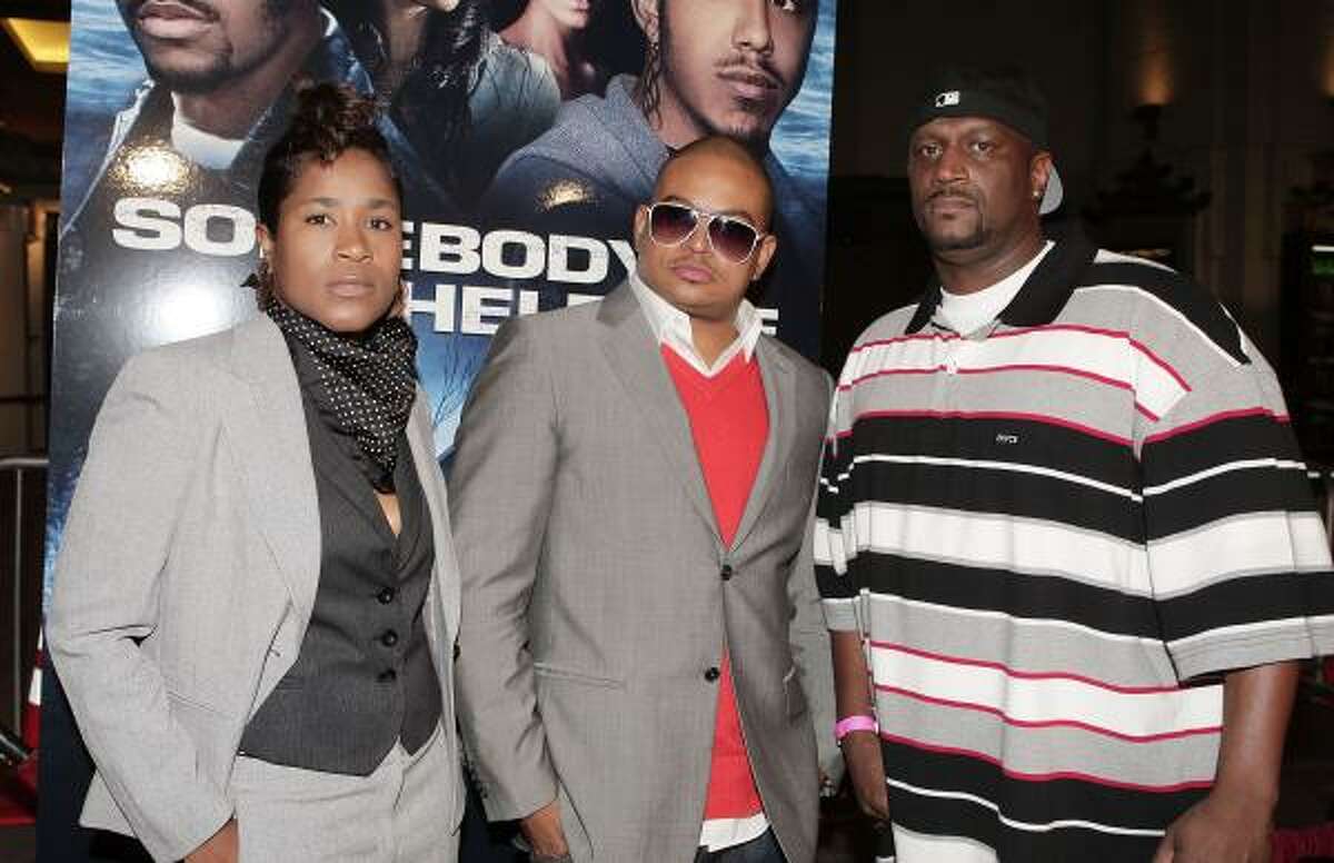 From left, Exec. prod. Ketrina Askew, writer/director Chris Stokes and Anthony Tiffith
