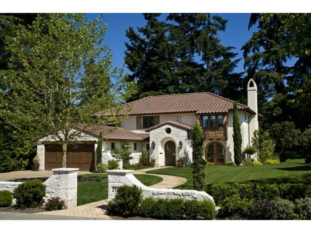 This Santa Barbara-style mansion, at 2110 Waverly Way East, sits on an 11,765-square-foot lot bordering the 12th fairway of the Broadmoor Golf Club. The exterior features a limestone-stucco facade, barrel-tile roof and brick patio. Inside, you'll find arched passageways, a limestone fireplace, French doors, oak floors, four bedrooms, four bathrooms and a media room. It's listed for $4.749 million (listing: www.windermere.com/index.cfm?fuseaction=listing.listingDetailUpdated&listingID=130499530)
