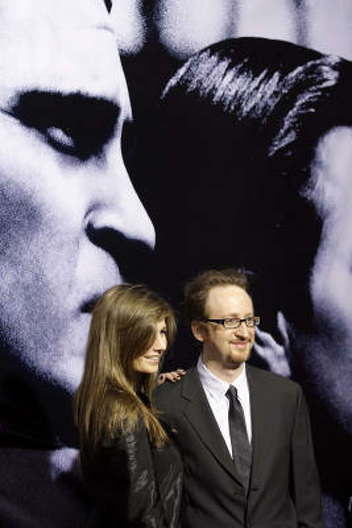 Film director James Gray and his wife Alexandra