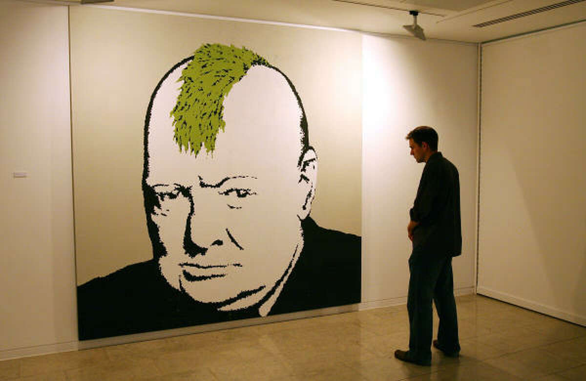 winston churchill modern art