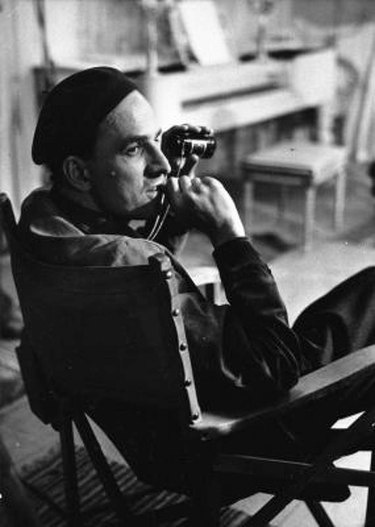 Swedish film director Ingmar Bergman.