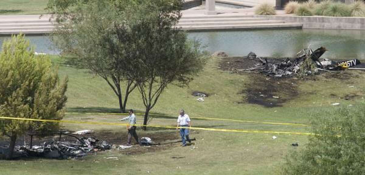 2 news helicopters collide phoenix