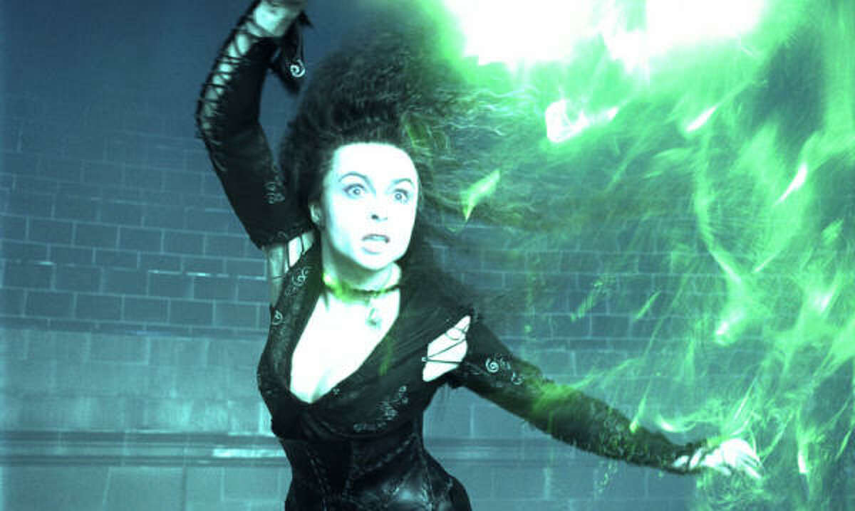 Helena Bonham Carter as Bellatrix Lestrange.