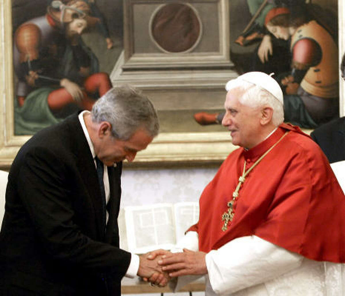 Bush At The Vatican 8472