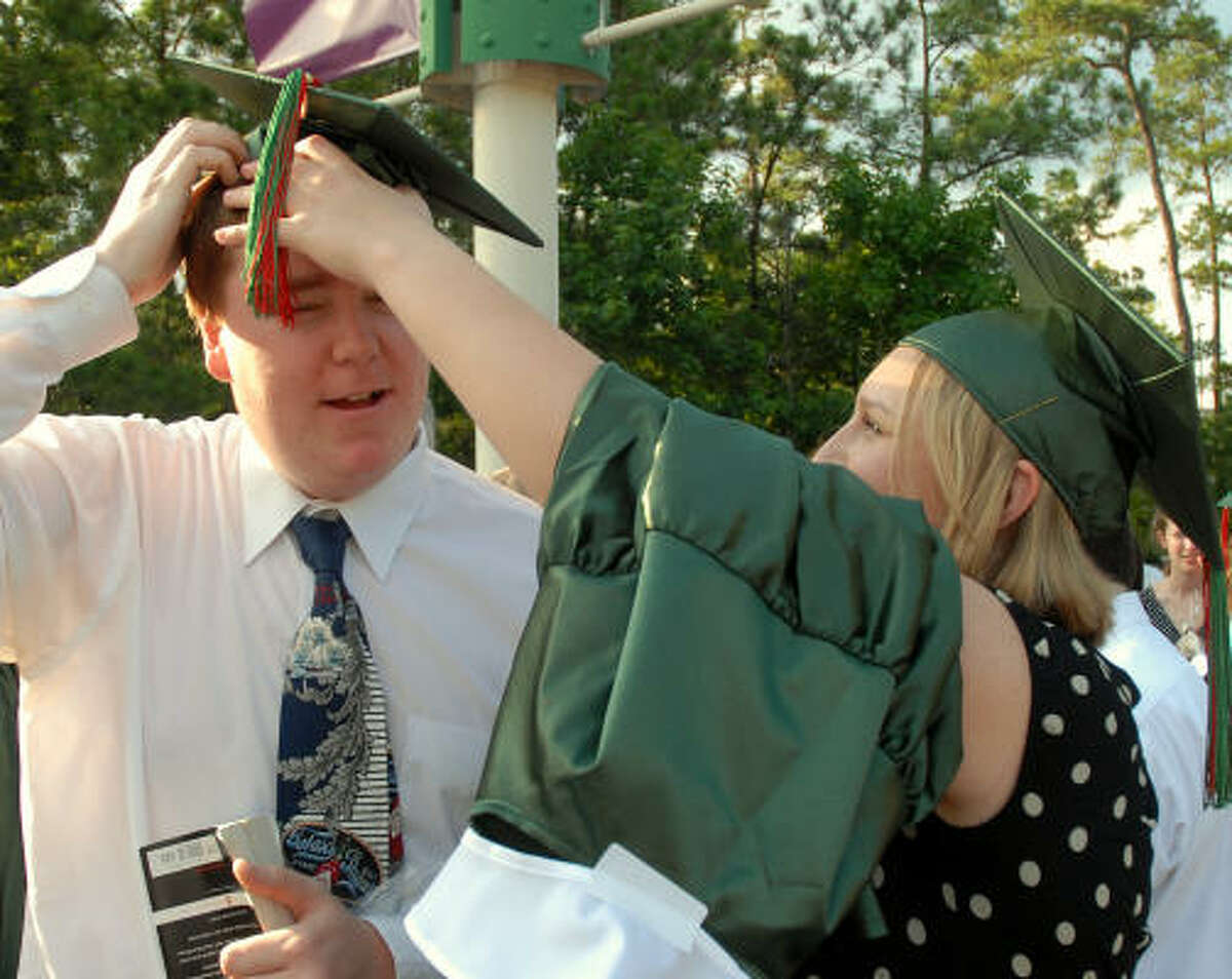 The Woodlands High School graduation photo gallery