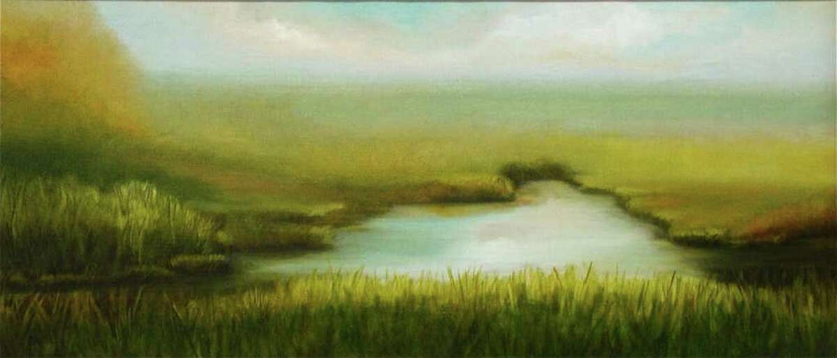 Nancy McTague-Stock's "Morning Mist" will be on display at the Lockwood-Mathews Mansion Museum.