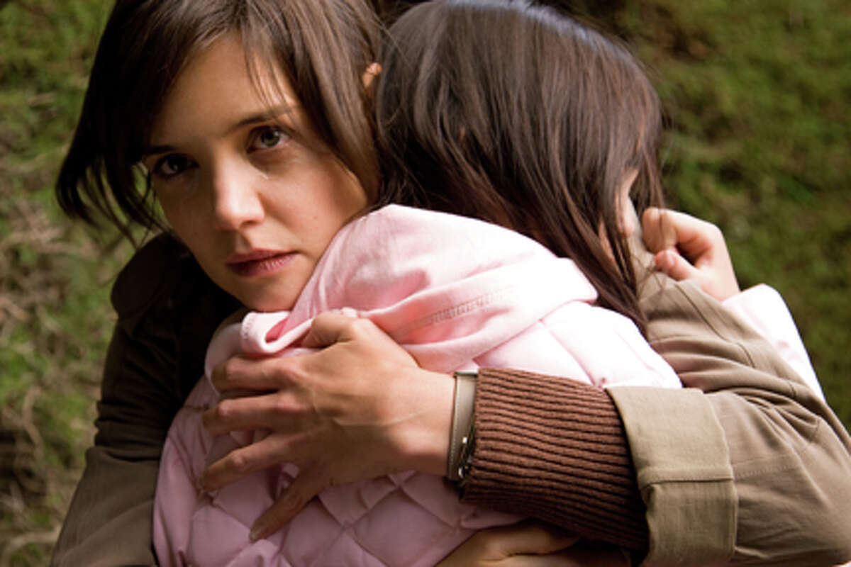 (L-R) Katie Holmes as Kim and Bailee Madison as Sally Hirst in "Don't Be Afraid of the Dark."