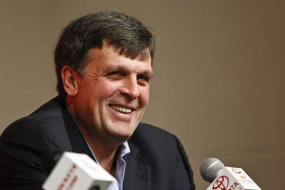 Rockets coach Kevin McHale is happy to be getting back into the "arena" with his new team.