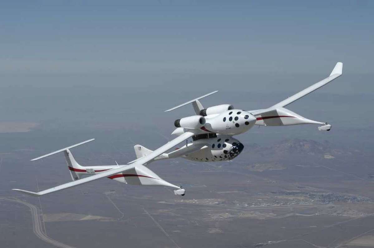 Maybe it's not weird, but it sure is cool. Microsoft co-founder Paul Allen was one of the biggest investors in SpaceShipOne, which in 2004 became the first privately manned vehicle to go into space. Richard Branson's Virgin Galactic is now testing SpaceShipTwo.