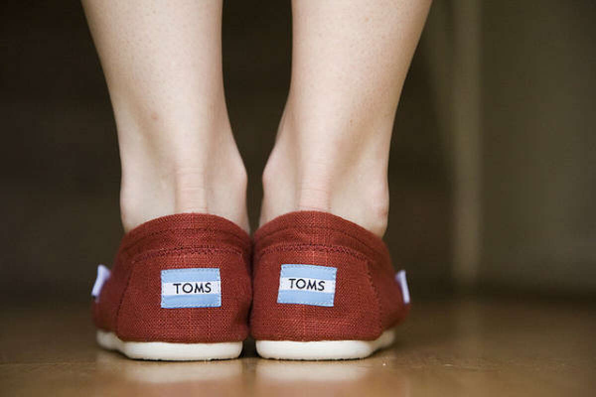 TOMS Shoes The company, which has given away more than a million pairs of shoes, was founded by evangelical Christian Blacke Mycoskie. Some customers have threatened to boycott over an interview with Focus on the Family.