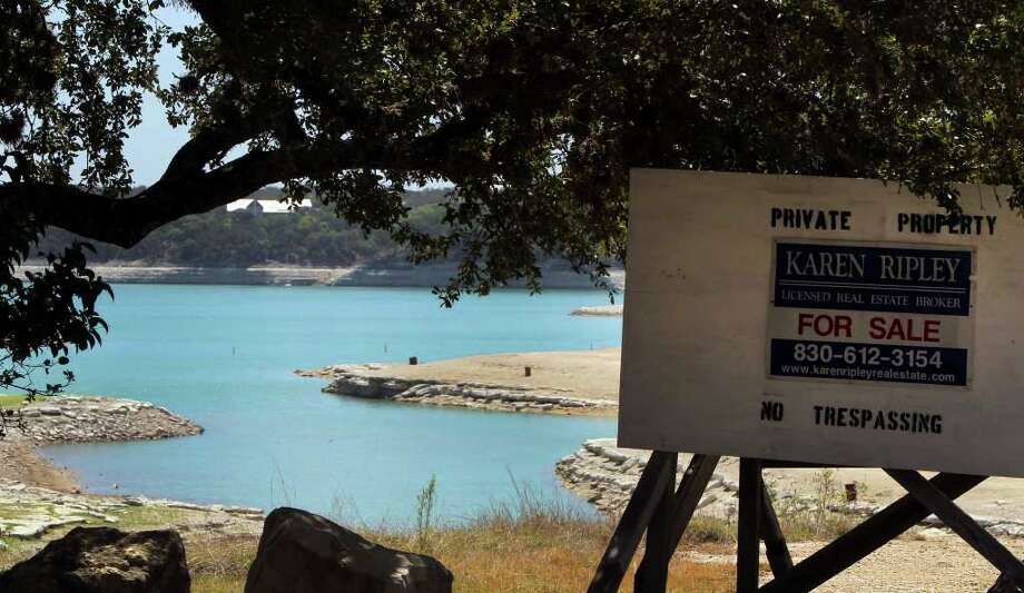 Drought hurts waterfront sales San Antonio ExpressNews