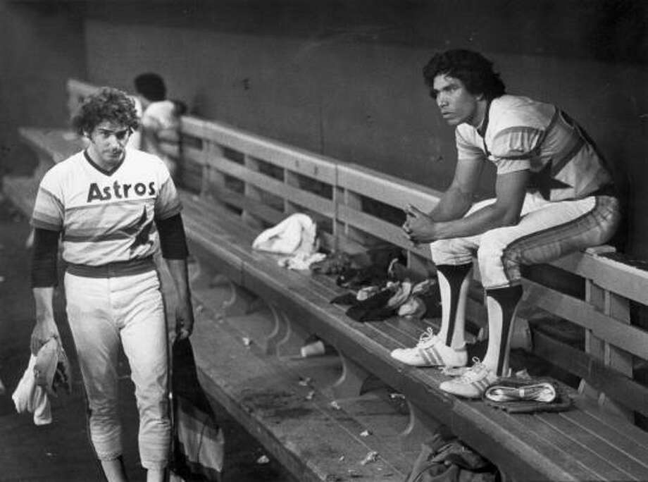 HOUSTON'S MOST HEARTBREAKING LOSSESThe 1980 National League Championship Series between the Astros and PhilliesThe Astros had a 5-2 lead in the eighth inning of Game 5 with Nolan Ryan on the mound and their first trip to the World Series around the corner. It took only 25 years to turn that corner. Photo: Steve Campbell, HOUSTON CHRONICLE