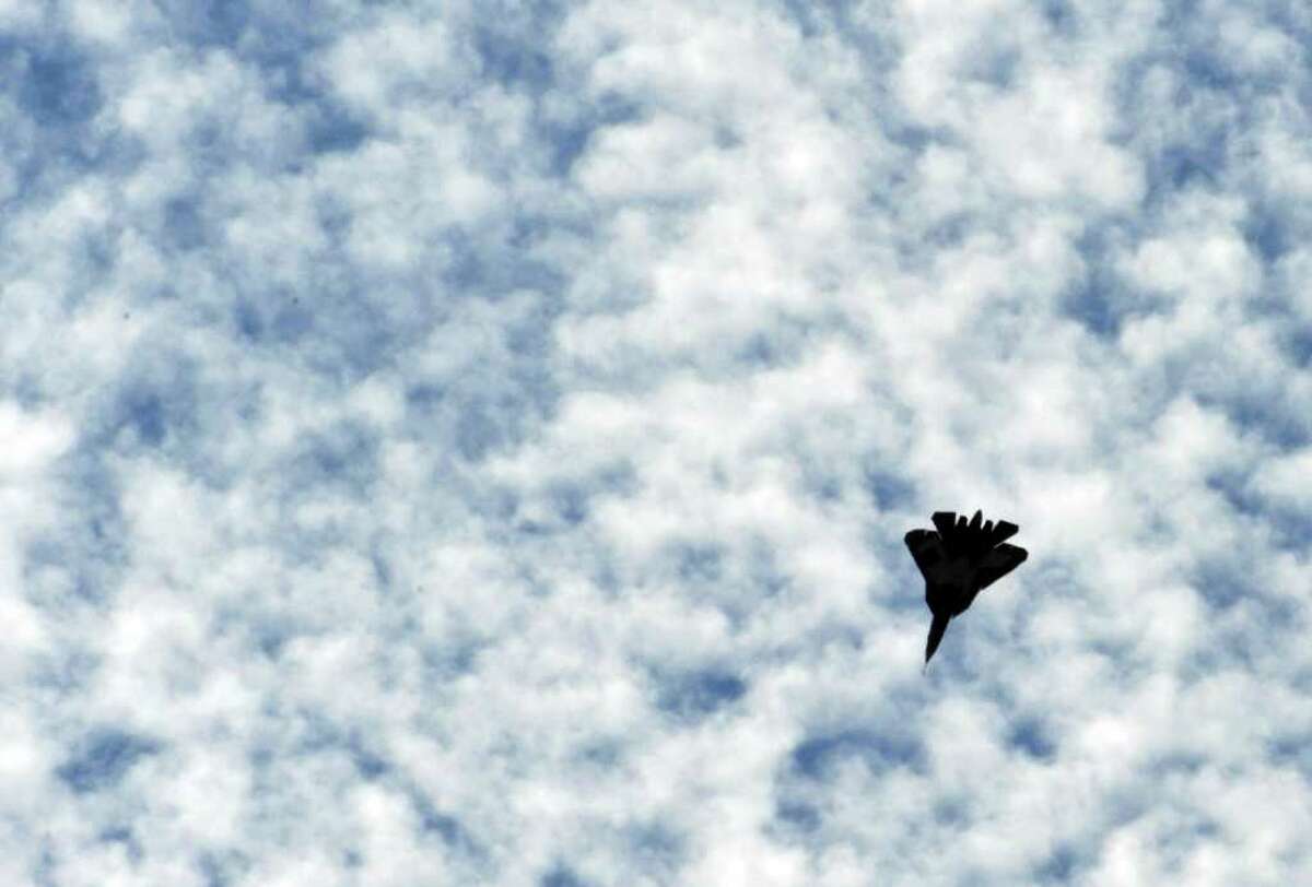 Russia's first stealth fighter, the T-50, performs during MAKS-2011, the International Aviation and Space Show, in Zhukovsky, outside Moscow, on August 18, 2011.
