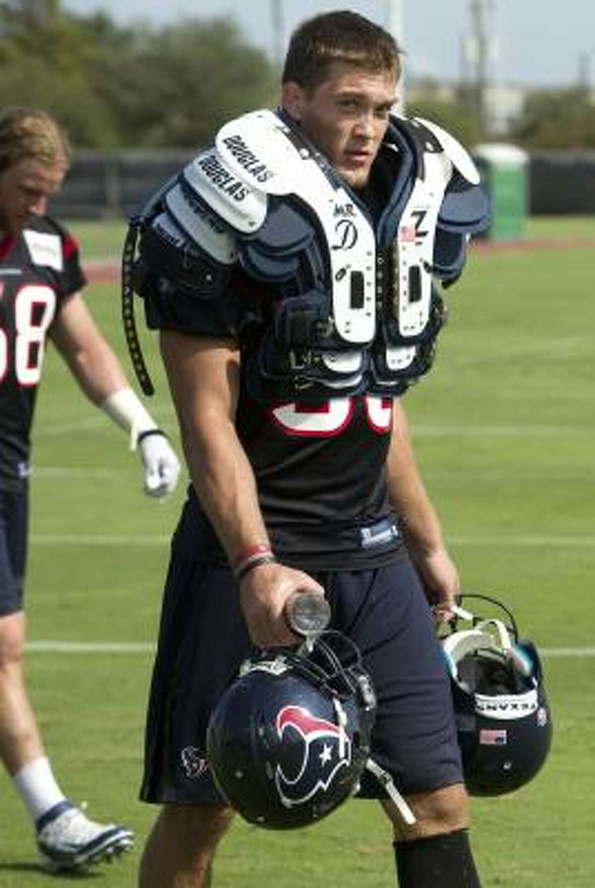 Texans linebacker Bryan Braman is an undrafted free agent out of West Texas A&M.