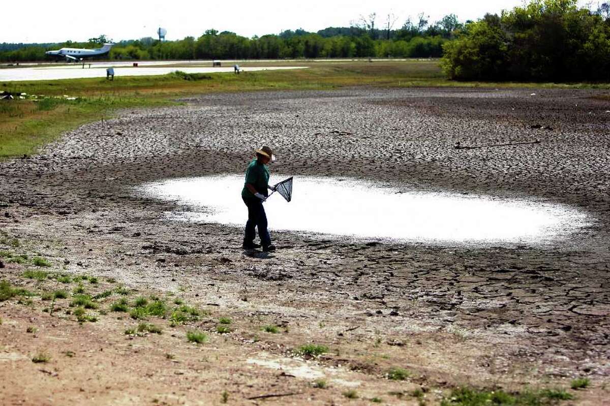 The drought's impact on one woman, one pond