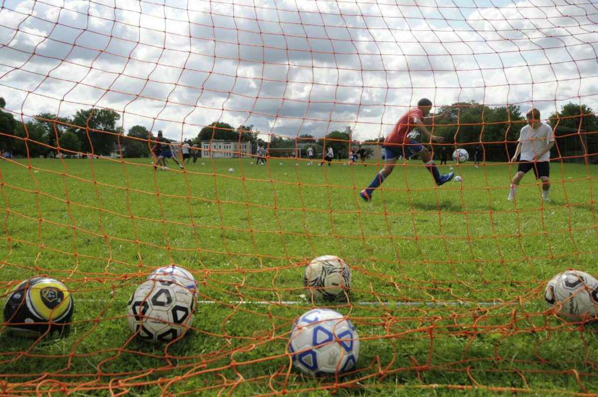 Drills begin for high school soccer season